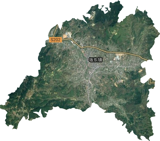 坂东镇卫星图