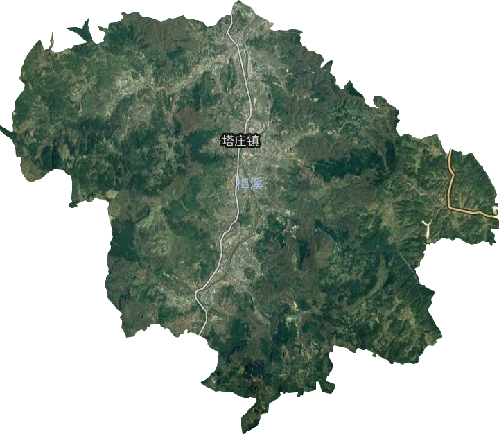 塔庄镇卫星图