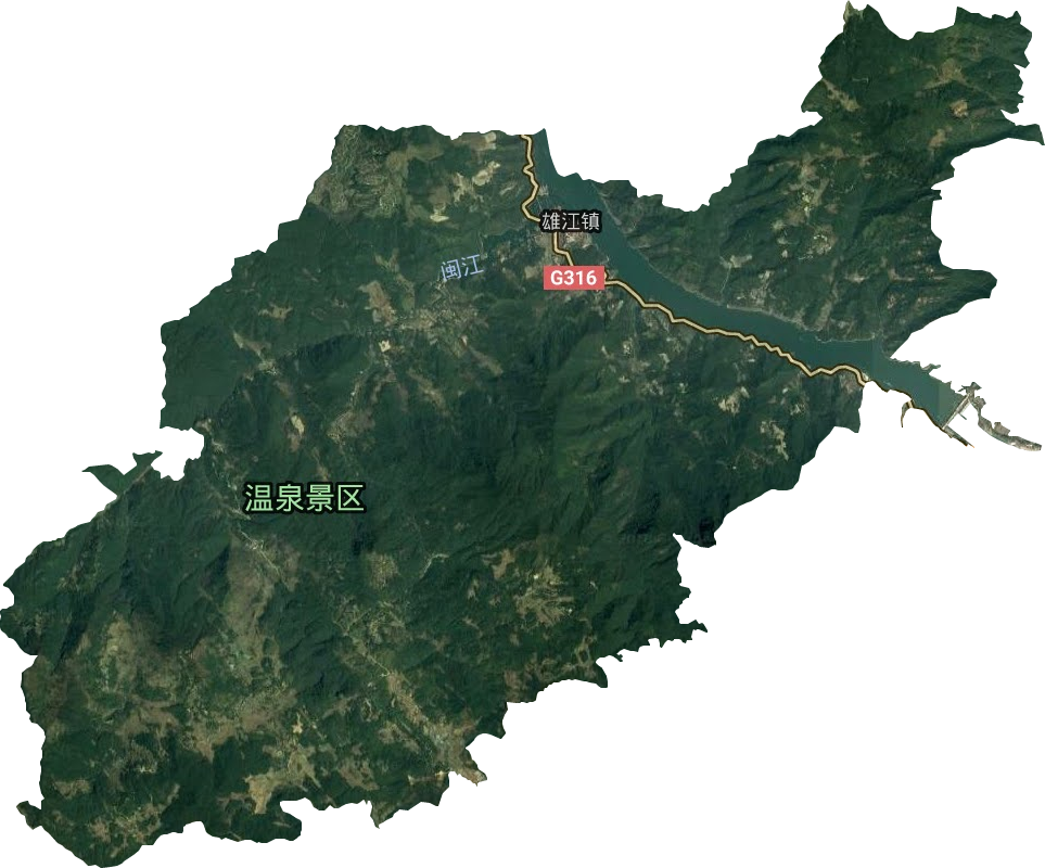 雄江镇卫星图