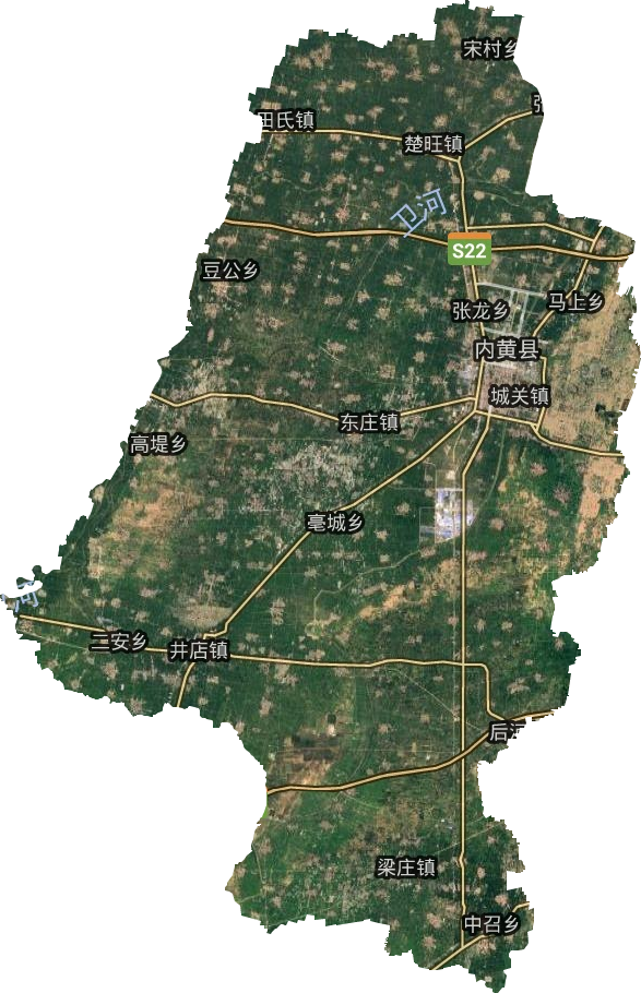 内黄县卫星图
