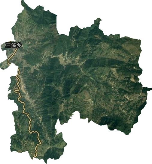 三溪乡卫星图