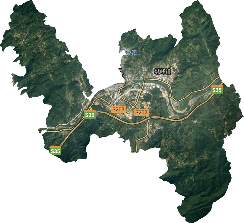 城峰镇卫星图