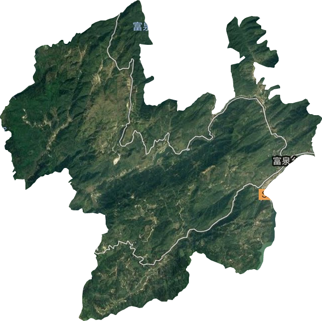 富泉乡卫星图