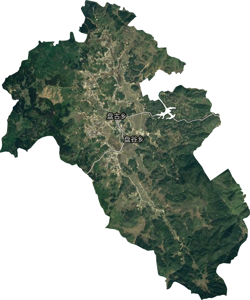 盘谷乡卫星图