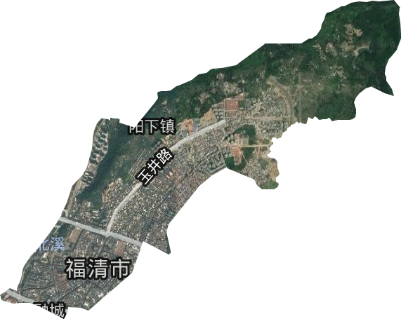 玉屏街道卫星图