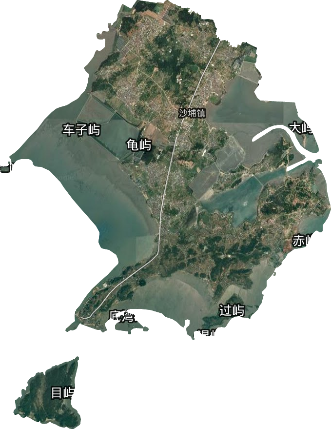 沙埔镇卫星图