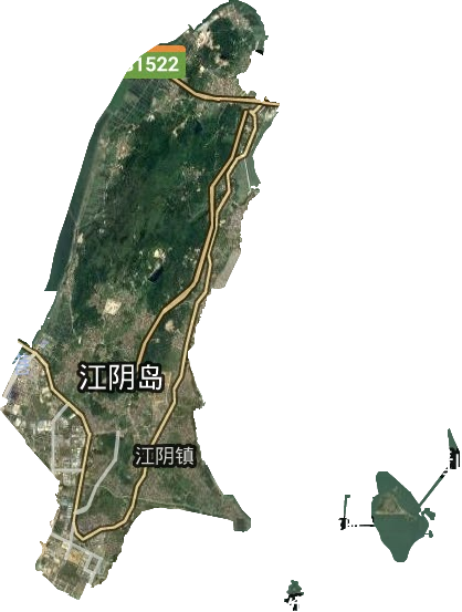 江阴镇卫星图