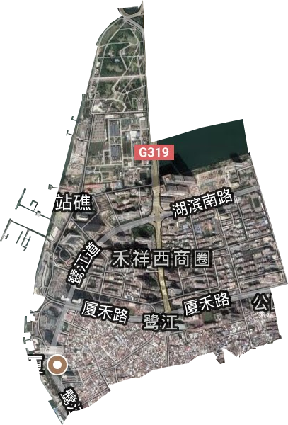鹭江街道卫星图