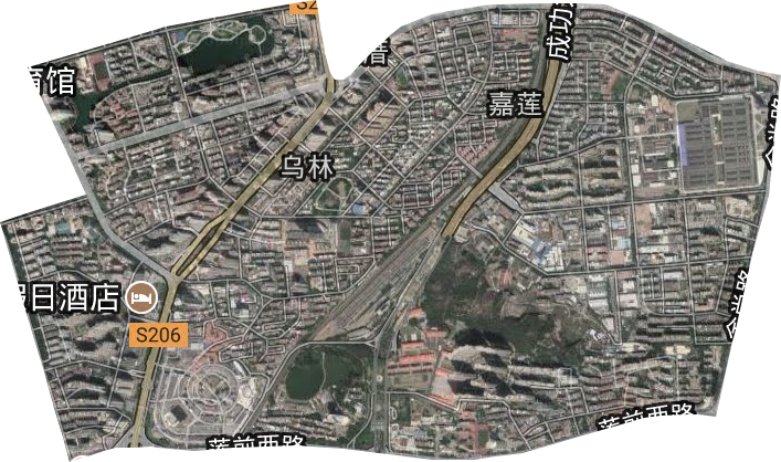嘉莲街道卫星图