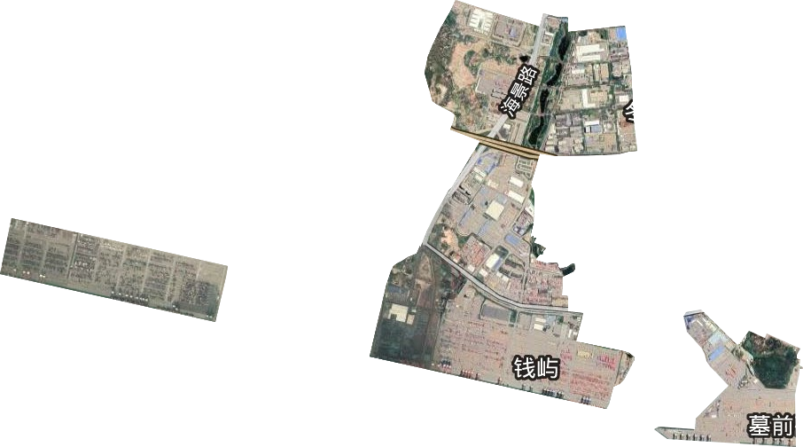 厦门海沧保税港区卫星图