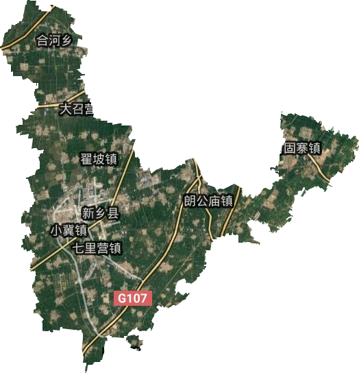 新乡县卫星图