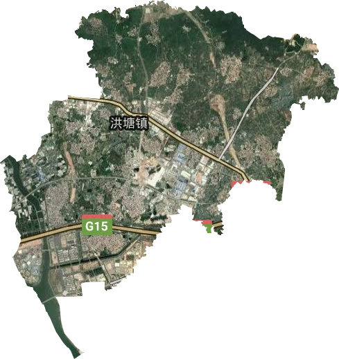 洪塘镇卫星图