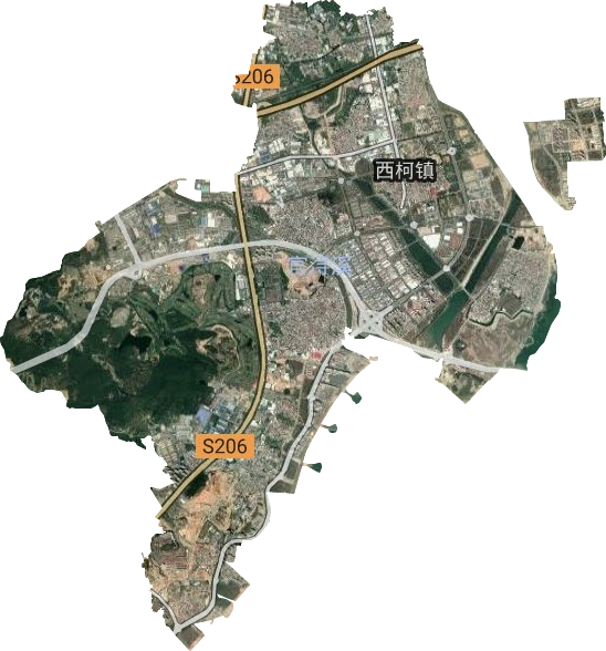 西柯镇卫星图
