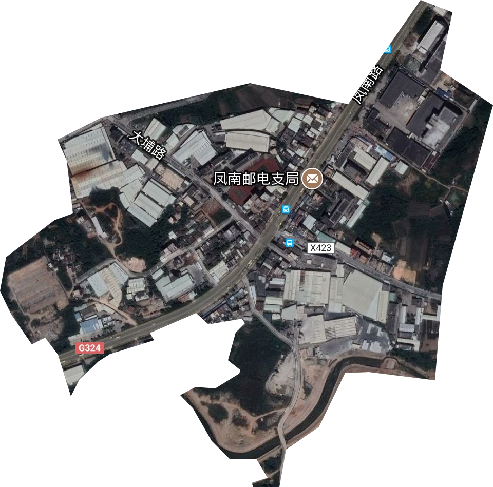 凤南农场卫星图