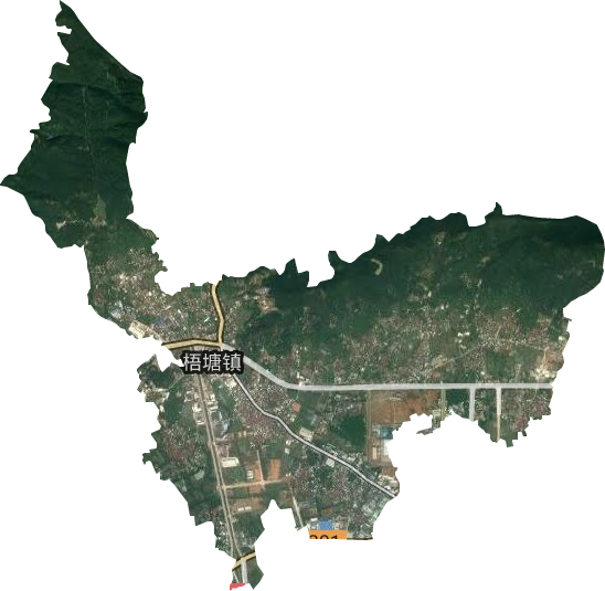 梧塘镇卫星图