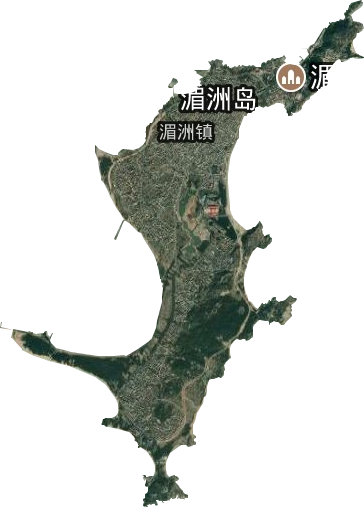 湄洲镇卫星图