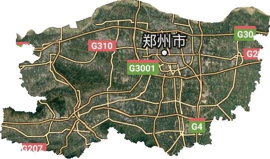 郑州市卫星图
