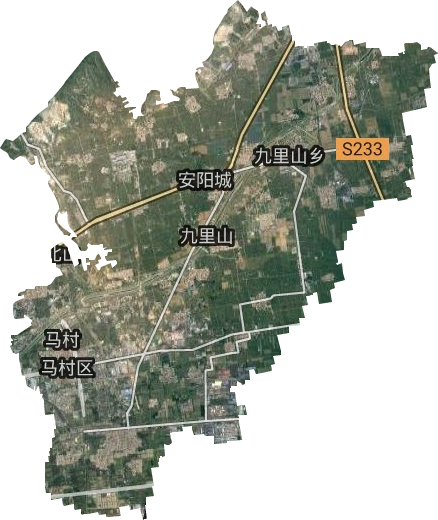 马村区卫星图