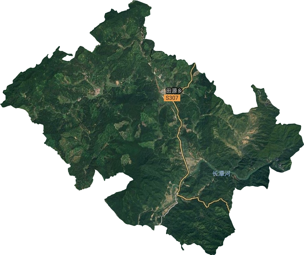 田源乡卫星图