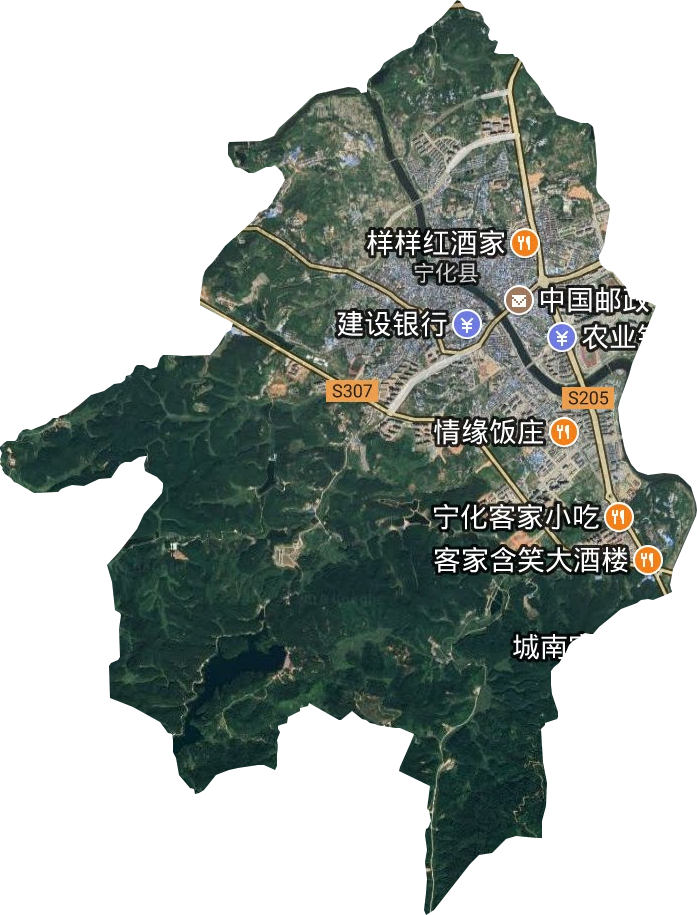 翠江镇卫星图