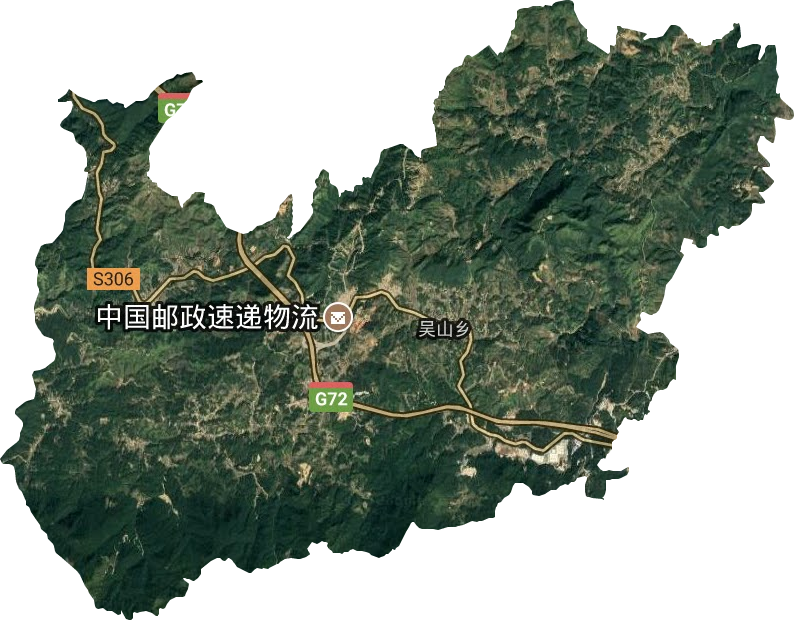 吴山乡卫星图