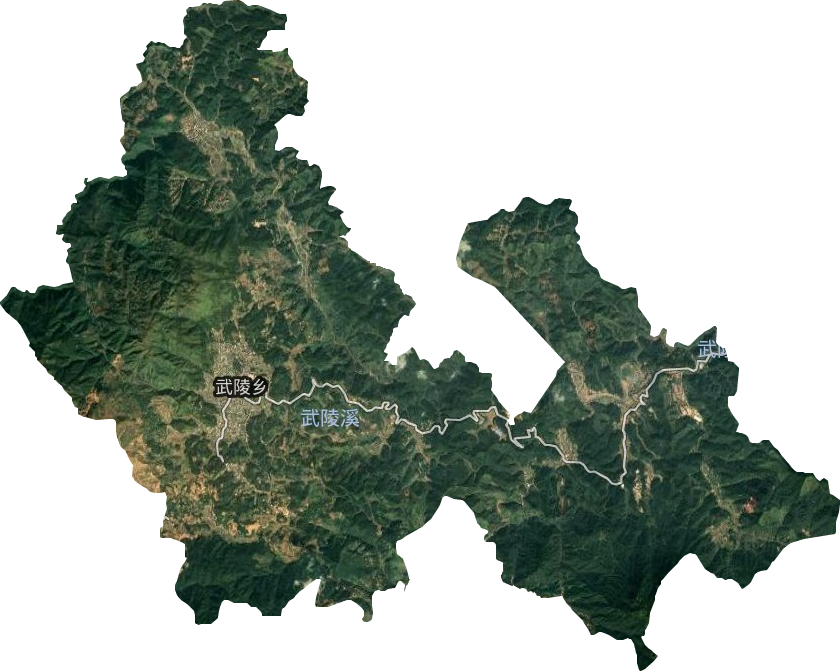 武陵乡卫星图