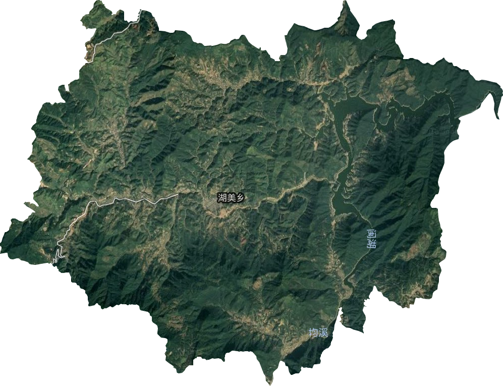 湖美乡卫星图