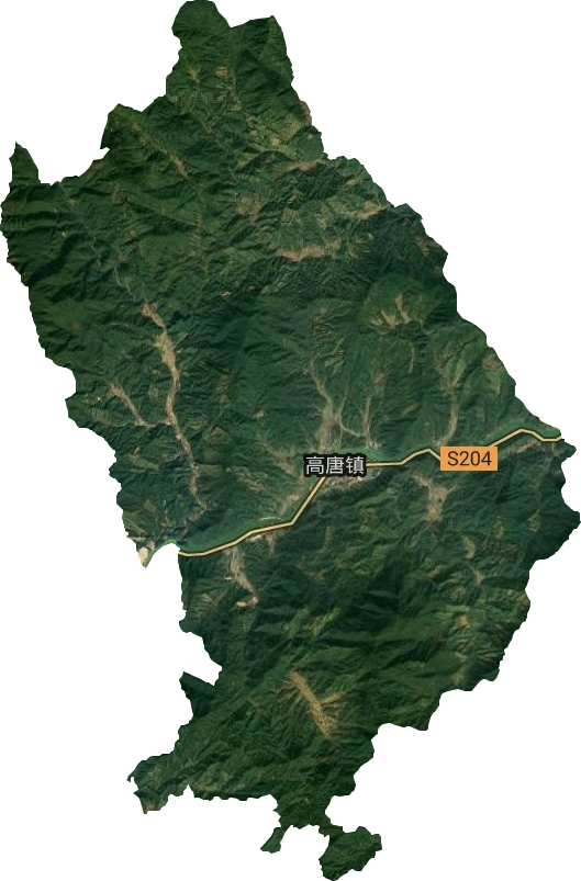 高唐镇卫星图