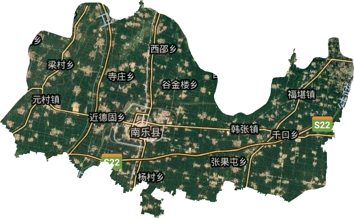 南乐县卫星图