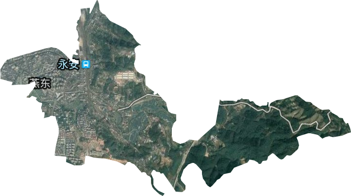燕东街道卫星图