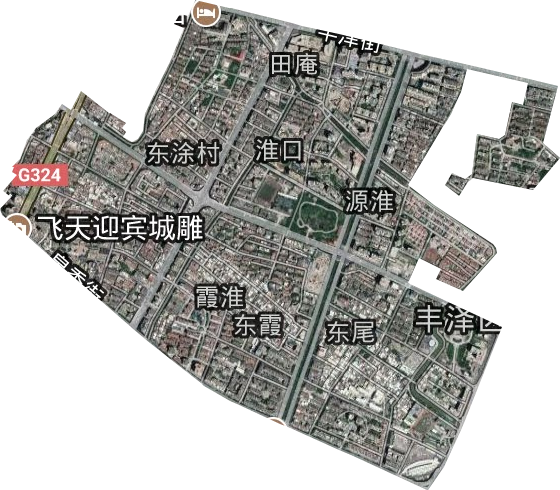 丰泽街道卫星图