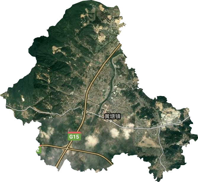 黄塘镇卫星图