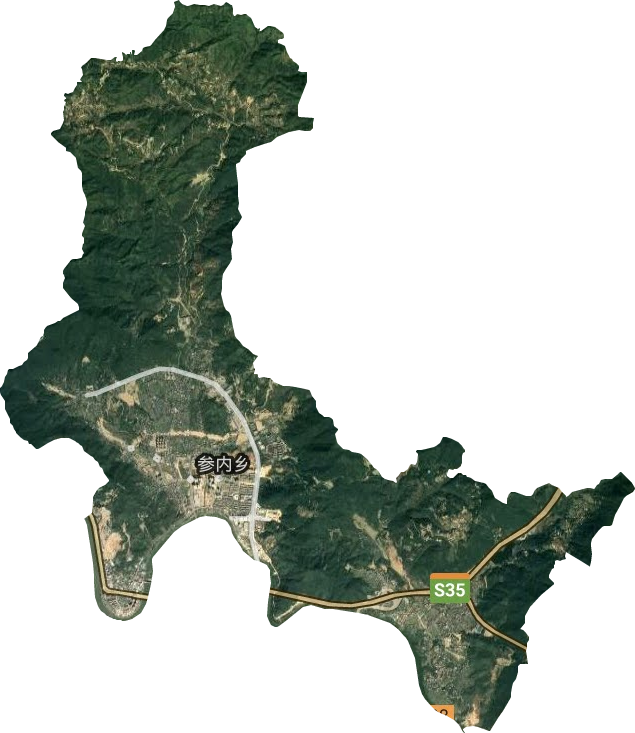 参内乡卫星图