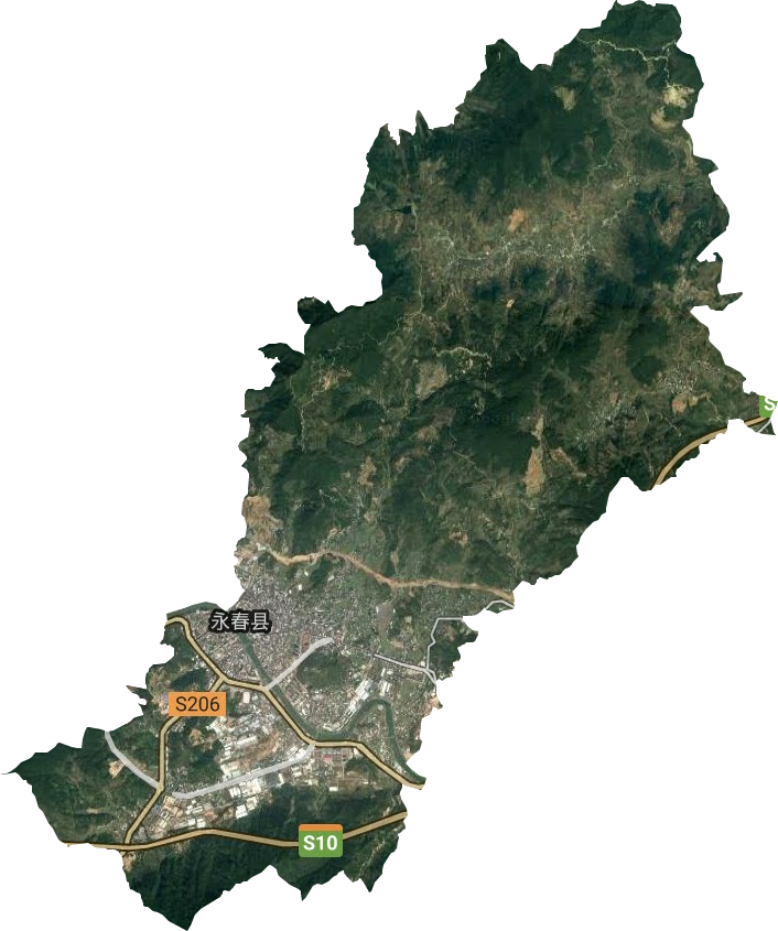 桃城镇卫星图