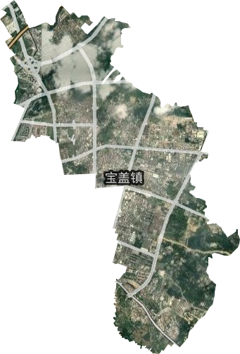宝盖镇卫星图