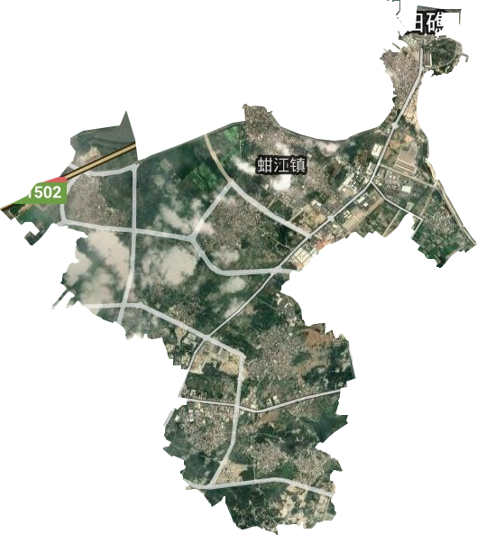 蚶江镇卫星图