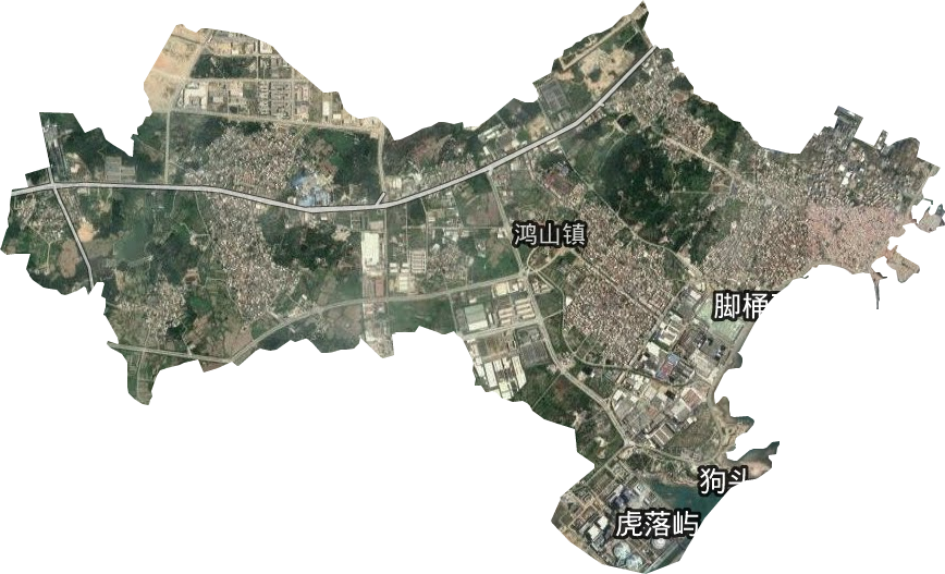 鸿山镇卫星图