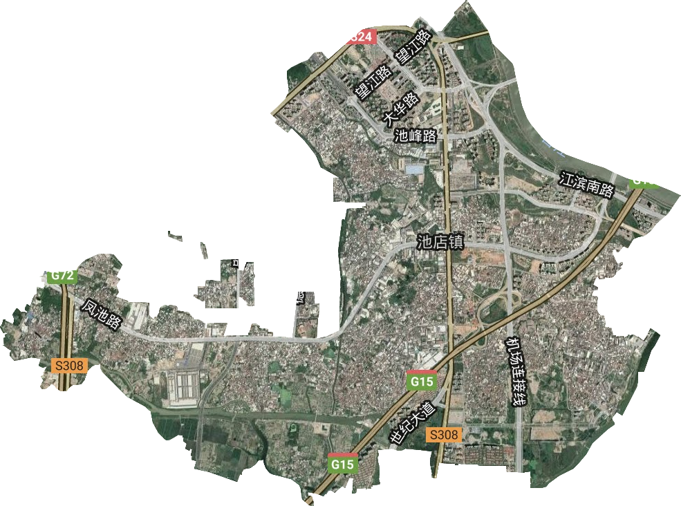 池店镇卫星图