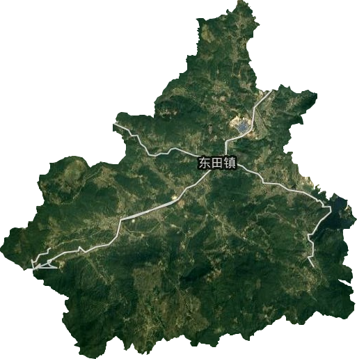 东田镇卫星图