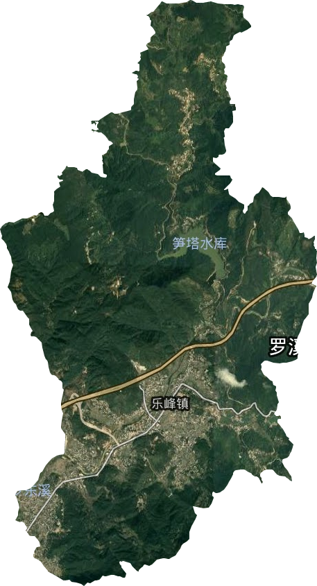 乐峰镇卫星图
