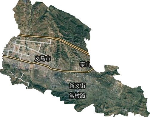 义马市卫星图