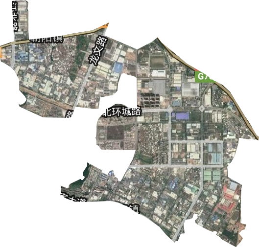 蓝田开发区管委会卫星图