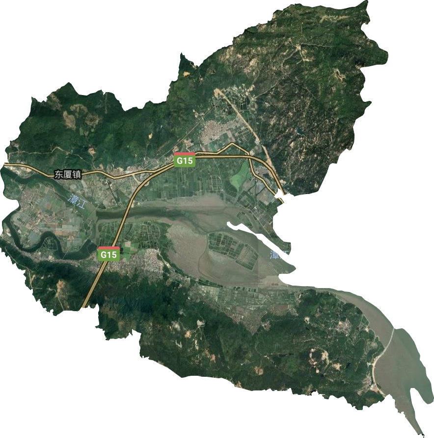 东厦镇卫星图