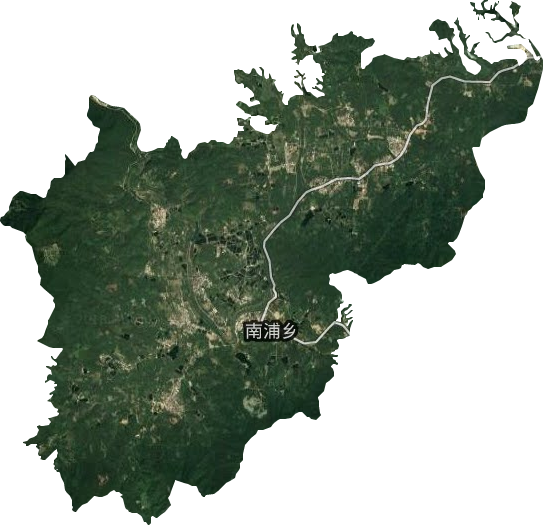 南浦乡卫星图