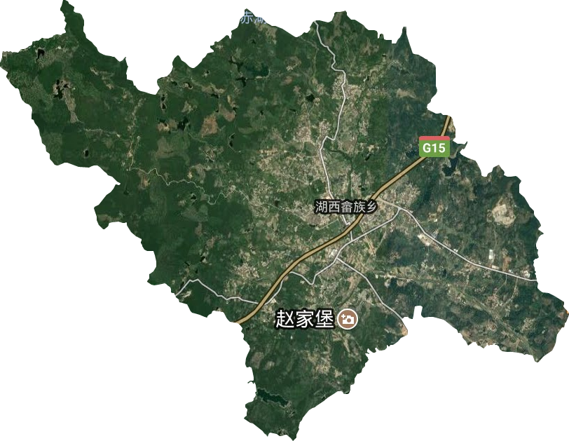 湖西畲族乡卫星图