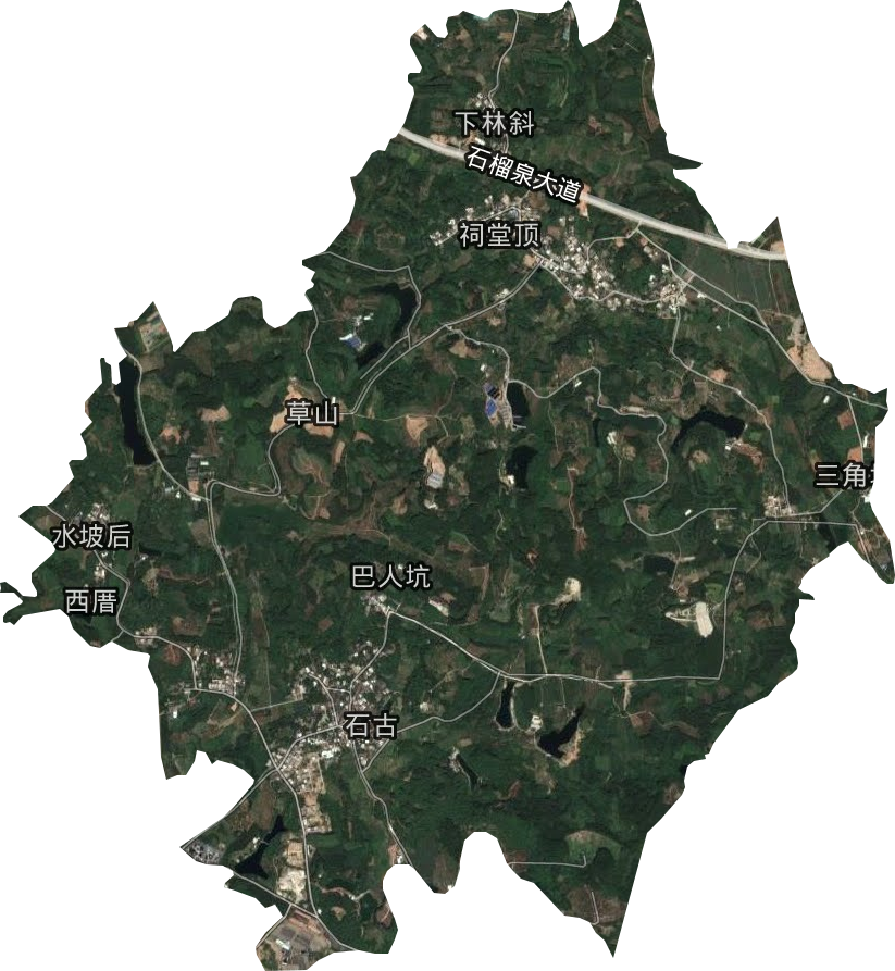 石古农场卫星图