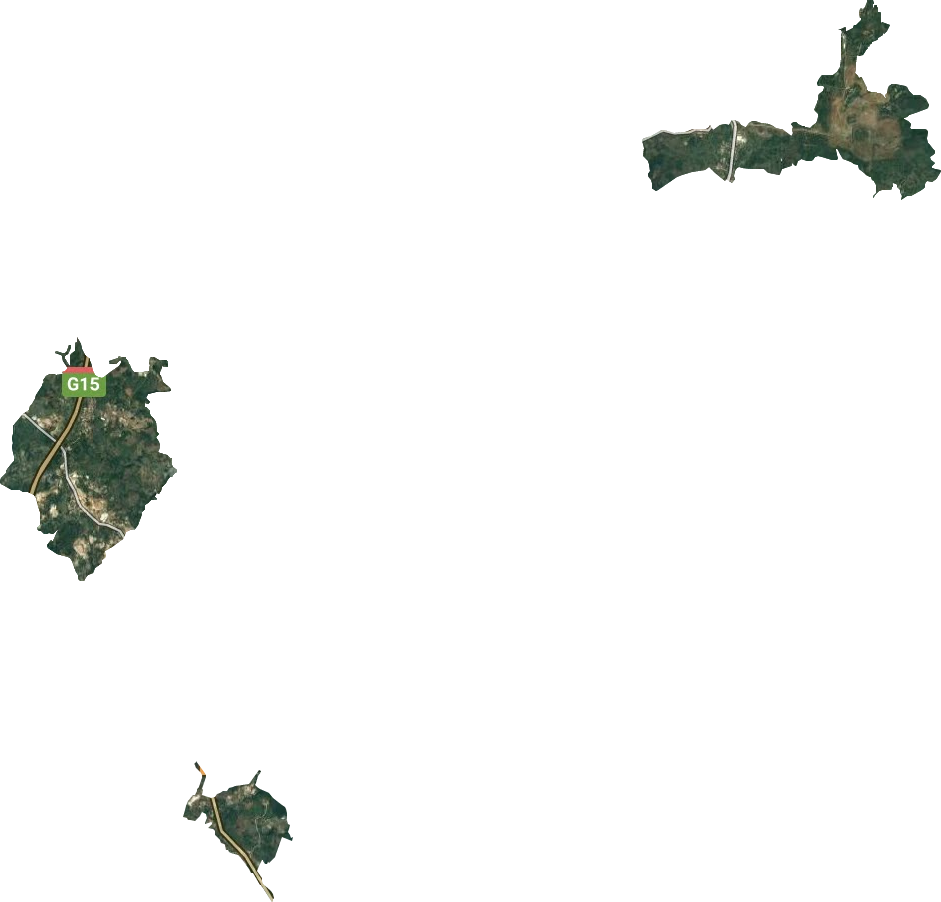 白竹湖农场卫星图