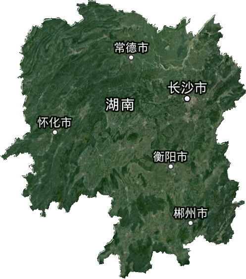湖南省谷歌卫星地图高清版