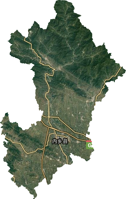 内乡县卫星图