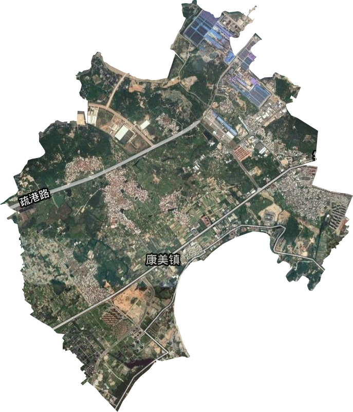 康美镇卫星图